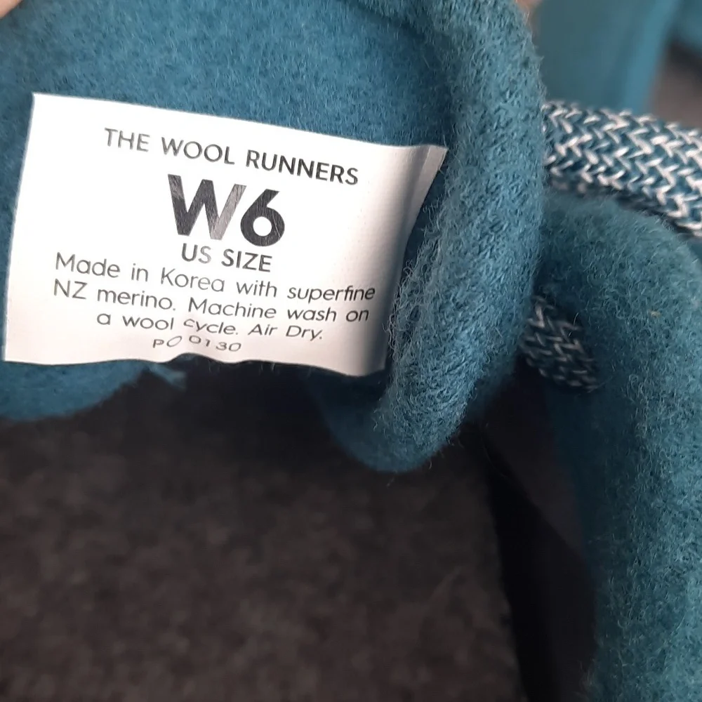 Allbirds The Wool Runners Merino Wool Tuke Teal Blue Women’s Size 6